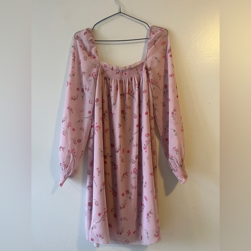 Aritzia Wilfred Alana Dress Sz Small Floral Flowy Lightweight Loose Relaxed Fit